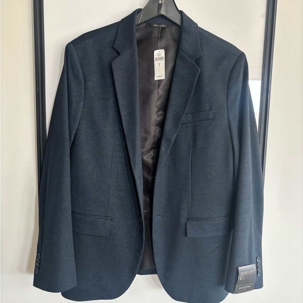 Banana Republic blue/grey blazer